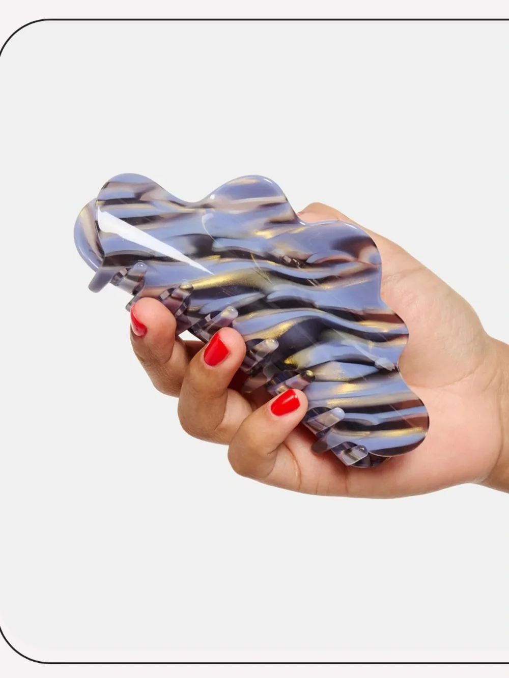 Chunks Nimbus Claw clip in Phantom color (blue / black / gray) - Picture 3 of 11